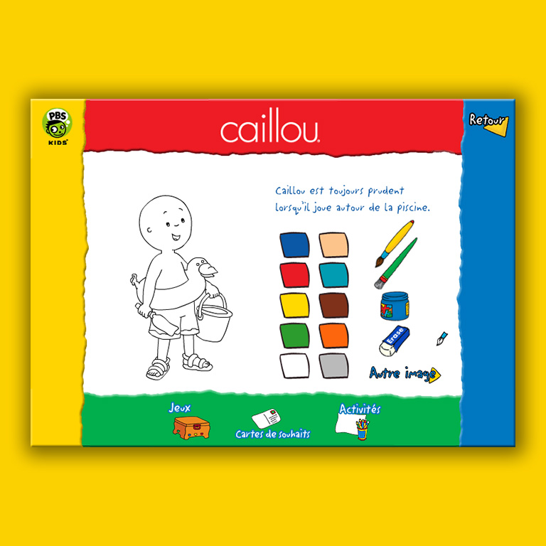 Caillou - Programmation Flash