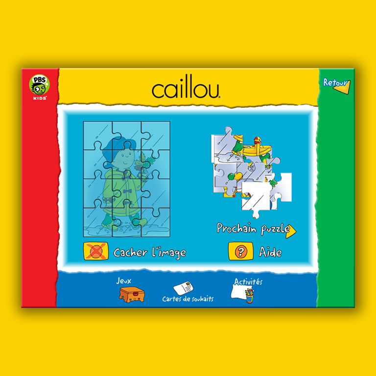 Caillou - Programmation Flash